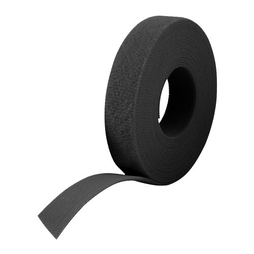 VELCRO® Hook and loop ONE-WRAP® double sided Strapping black and white, green 1m