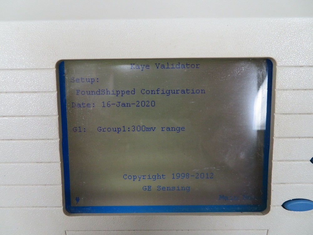 Kaye Instruments Validator Model 2000 X2000 - OT81