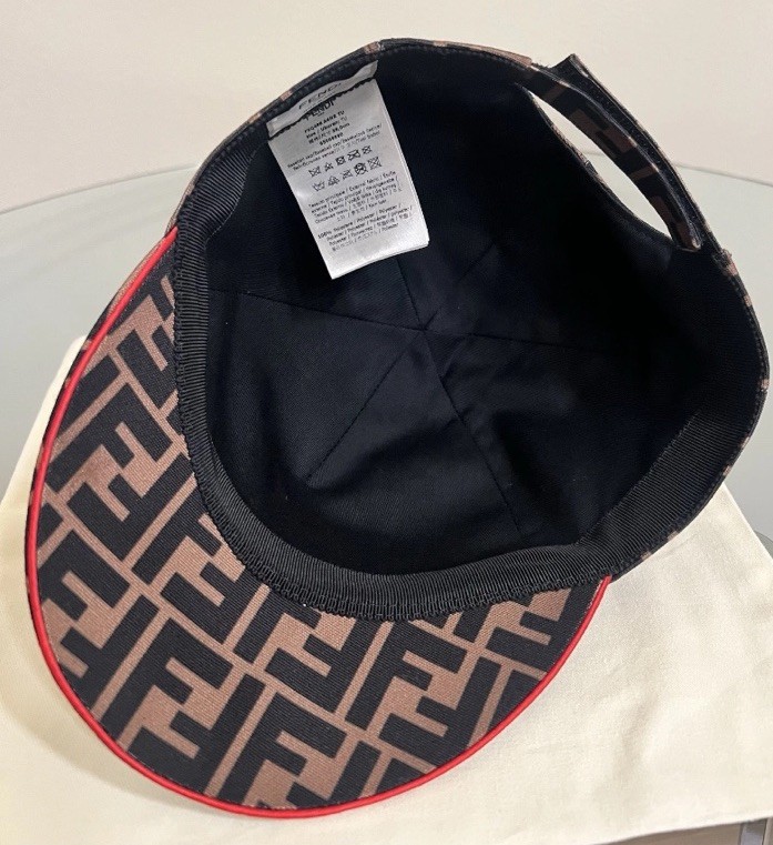 FENDI FF Monogram Canvas Baseball Hat FXQ498