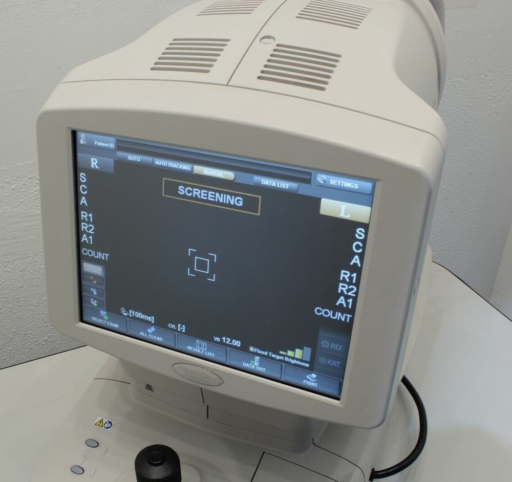 Topcon KR-1W Wave-Front Analyzer Corneal Topographer, ARK, Aberrometer