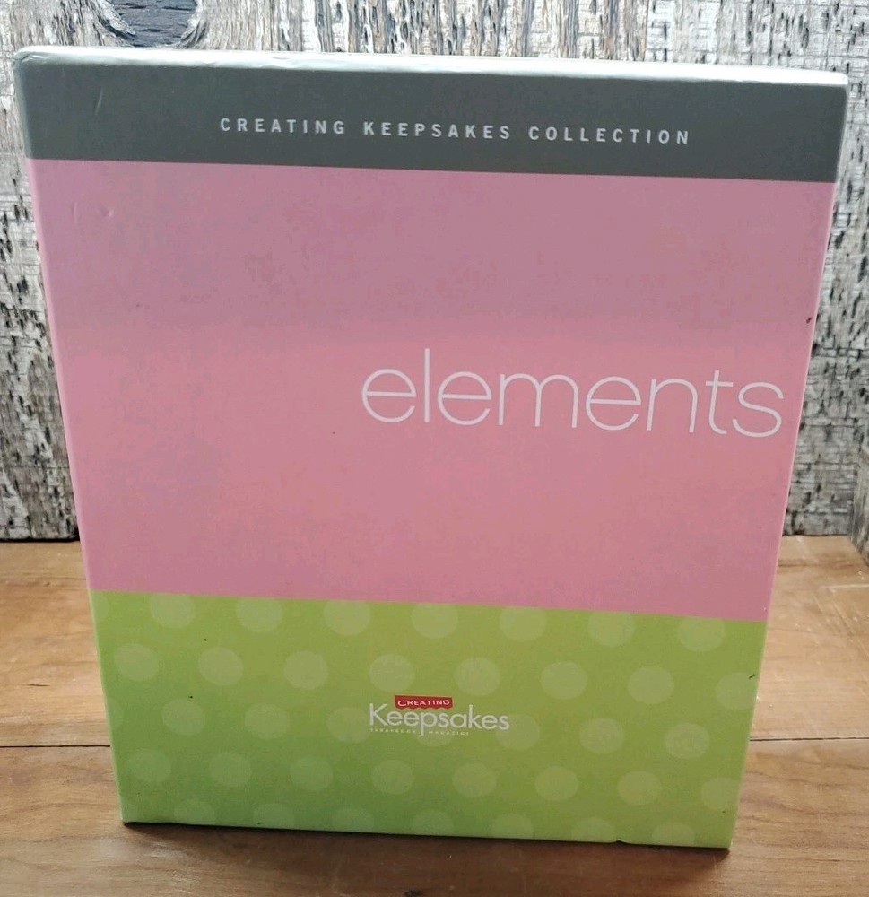 Creating Keepsakes Collection Elements Full Set Great Used  Condition 5 Book Set