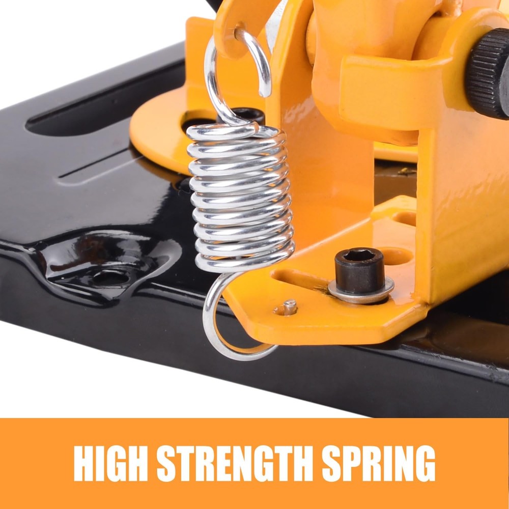 Adjustable Angle Grinder Stand with 45° Clamp & High-Strength Spring, Heavy-D...