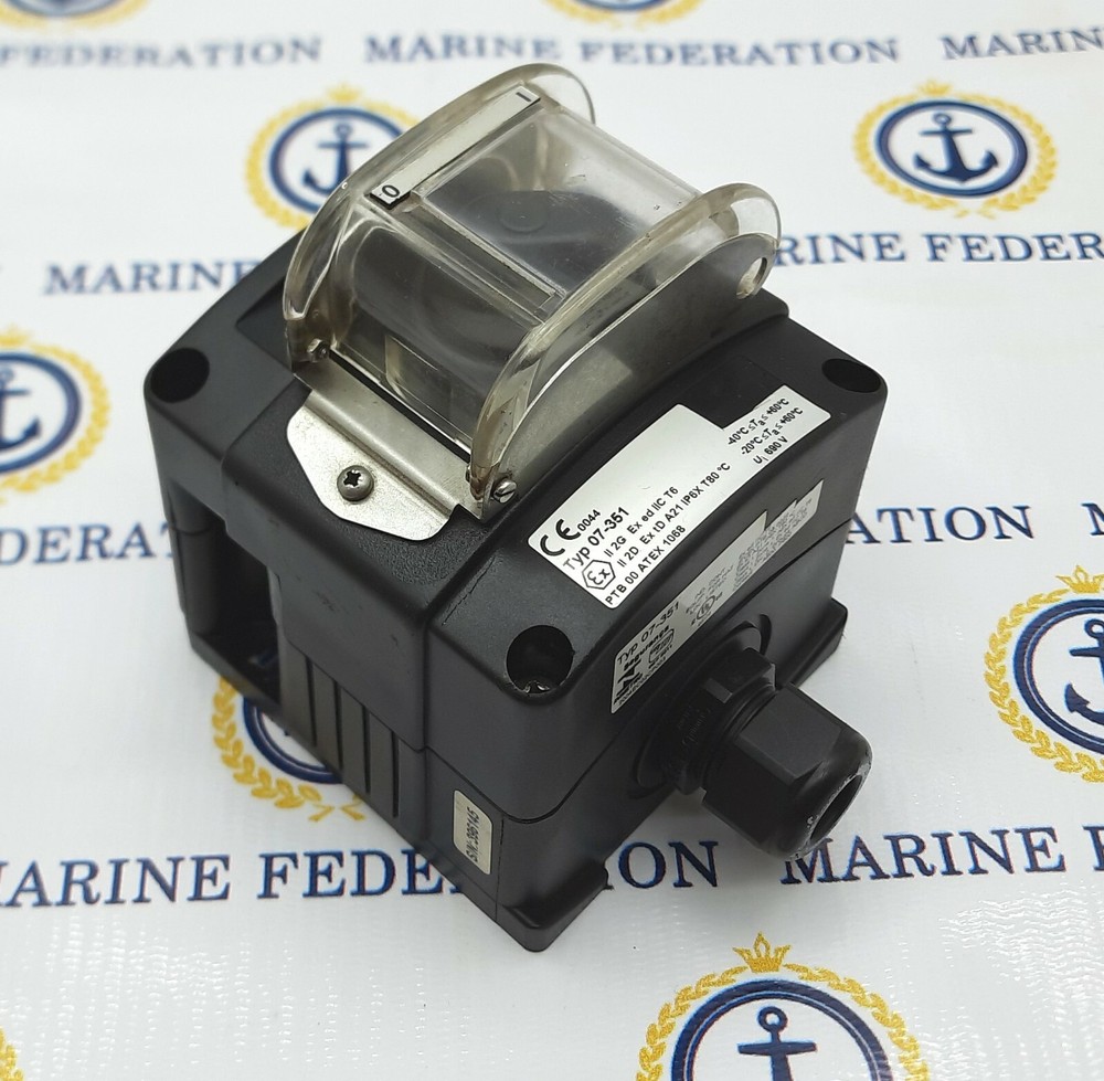 Inmetro Bartec 07-351 07-3511-10S92 2 Position Selector Latching Control Switch