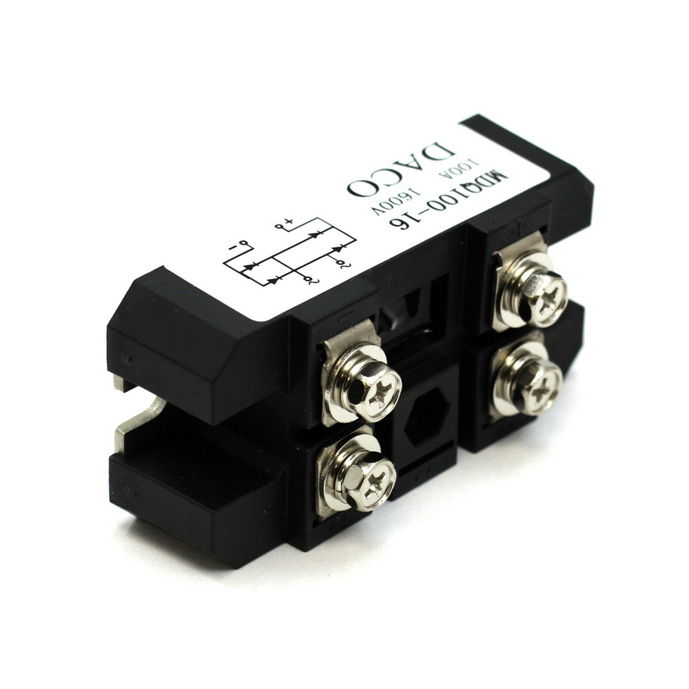 MDQ 100A Amp 1600V Volt Single 1 Phase Diode Metal Case Bridge Rectifier TS