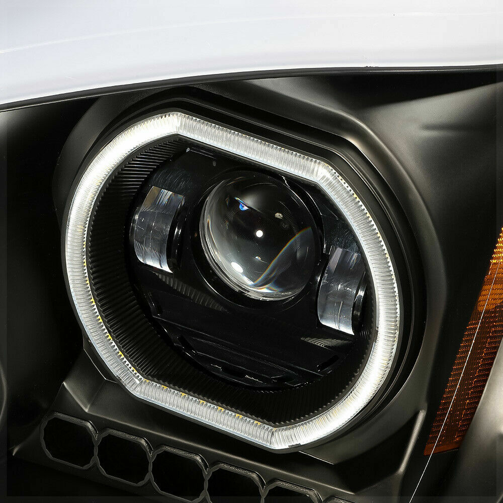 FREIGHTLINER CASCADIA 08-17 FULL LED HEADLIGHT BLACK PAIR (DRIVER & PASSENGER)