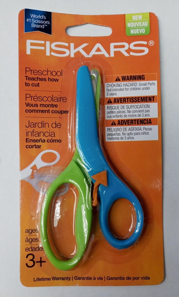 Fiskars 194900-1004 Pre-School Training Scissors, Assorted Colors 2pcs