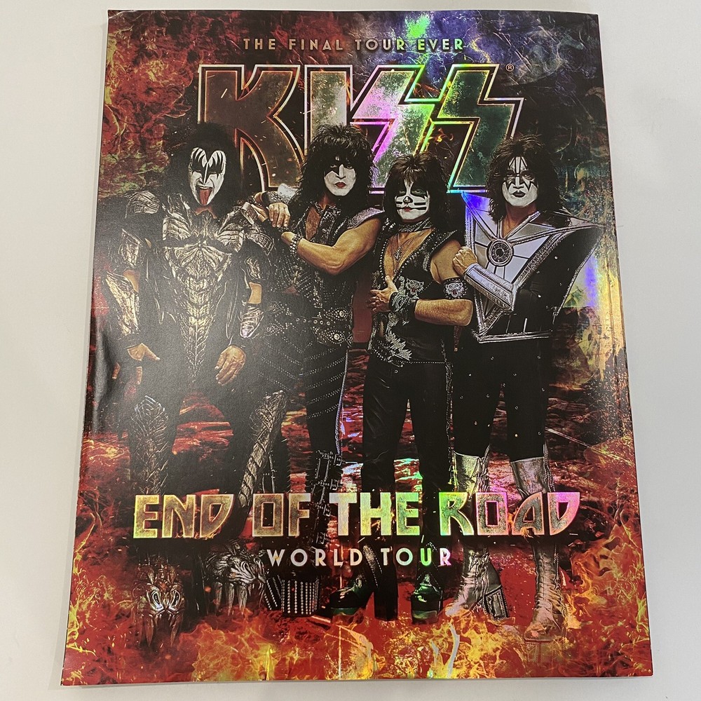 KISS End Of The Road Final Tour Ever Book Program Tourbook V2 Version 2 Simmons