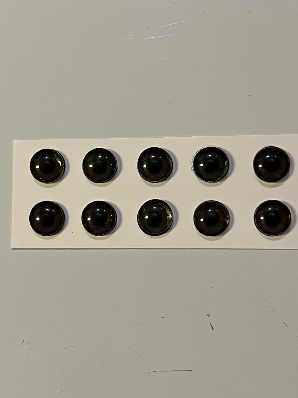 5 pair of New Concept Glass Eyes For Taxidermy And Decoy Making. 12mm  Goose