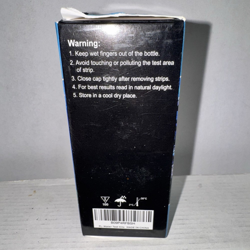 Pulaco Aquarium Test Strips 100 Count Bottle Sealed