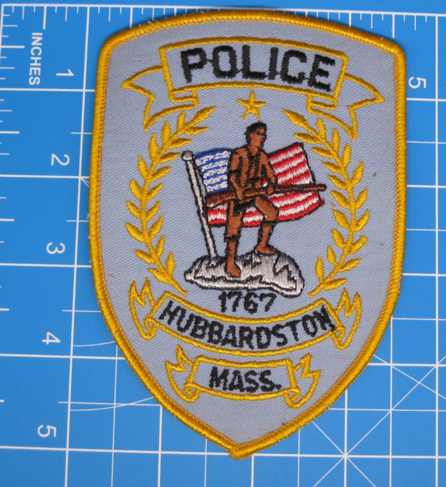 Hubbardston Massachusetts Police patch