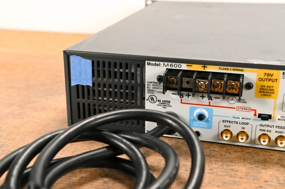 Bogen M600 M-Class Modular Power Amplifier CG01N8D