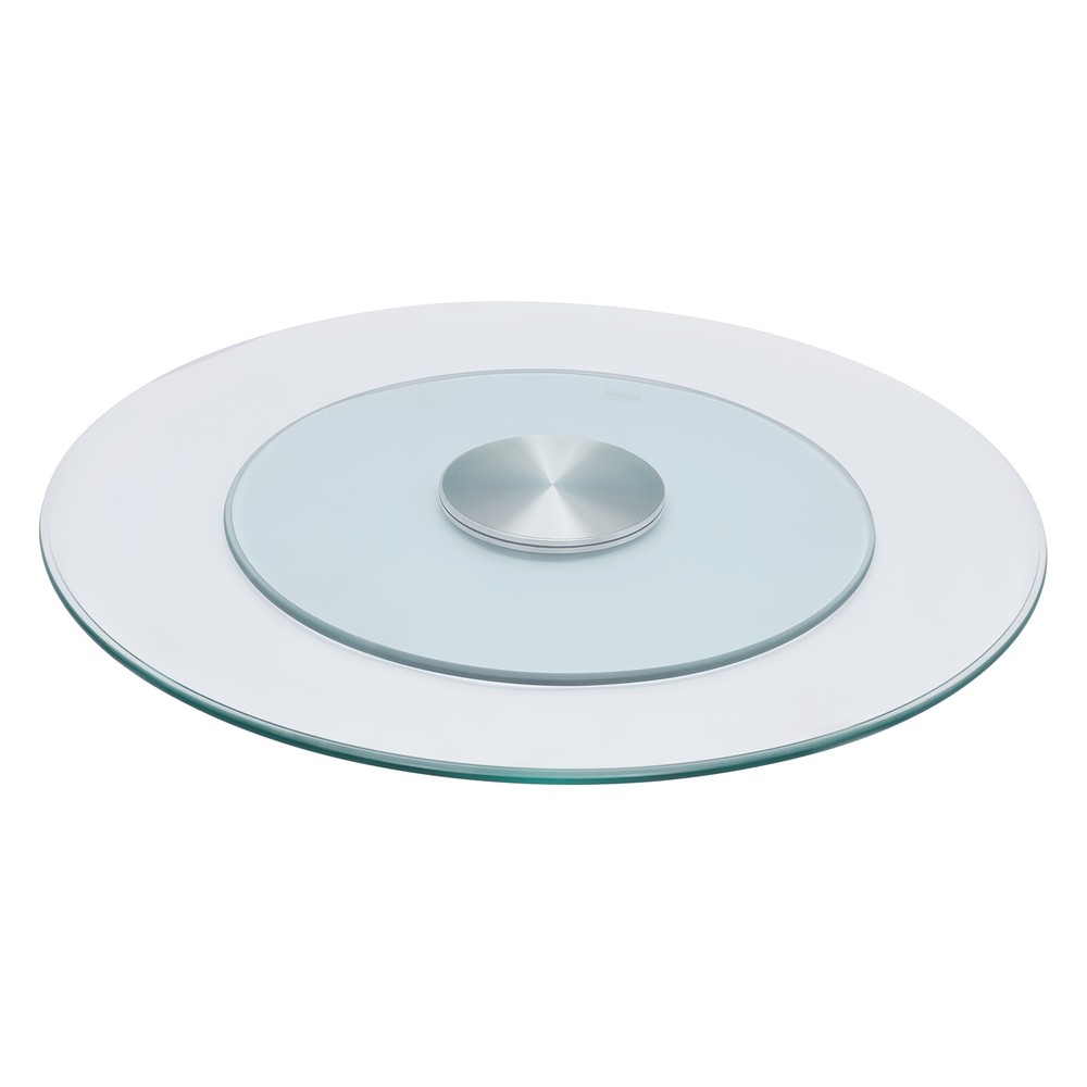 Glass Turntable Dining Table Centerpiece Large Tabletop 27.56" US