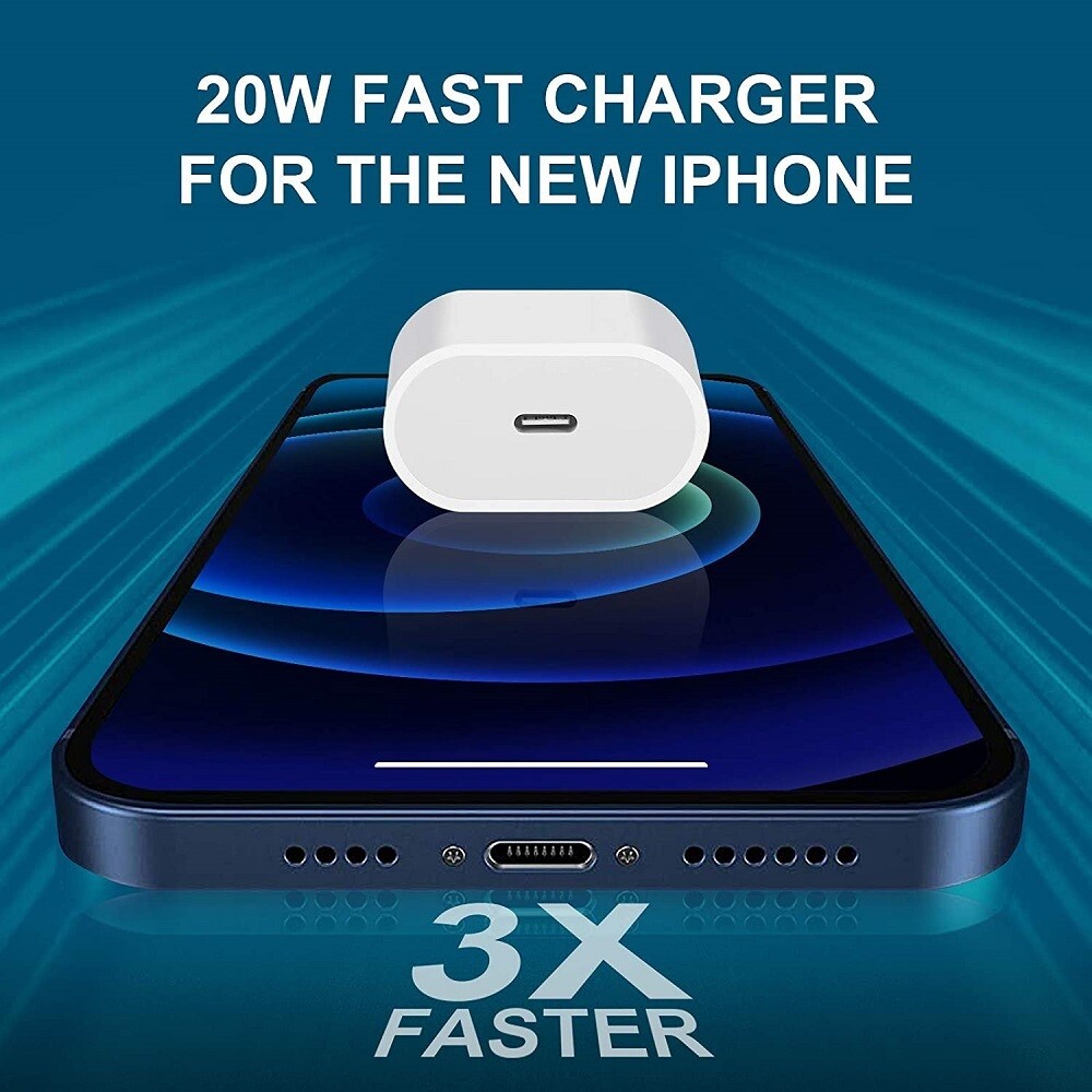 20W USB Type C Power Adapter Fast Charger Cube Block For iPhone iPad Android LG