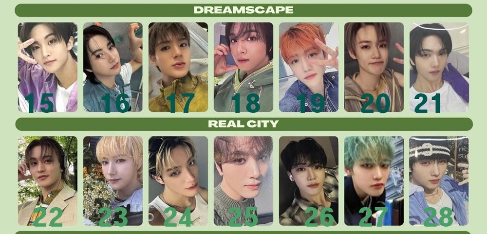 nct dream - [DREAMSCAPE]  Flip/Construct/DREAMini/SMINI PHOTOCARD KPOP  엔드림