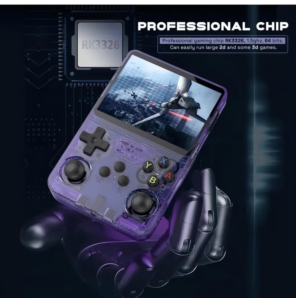 r36s retro handheld game console