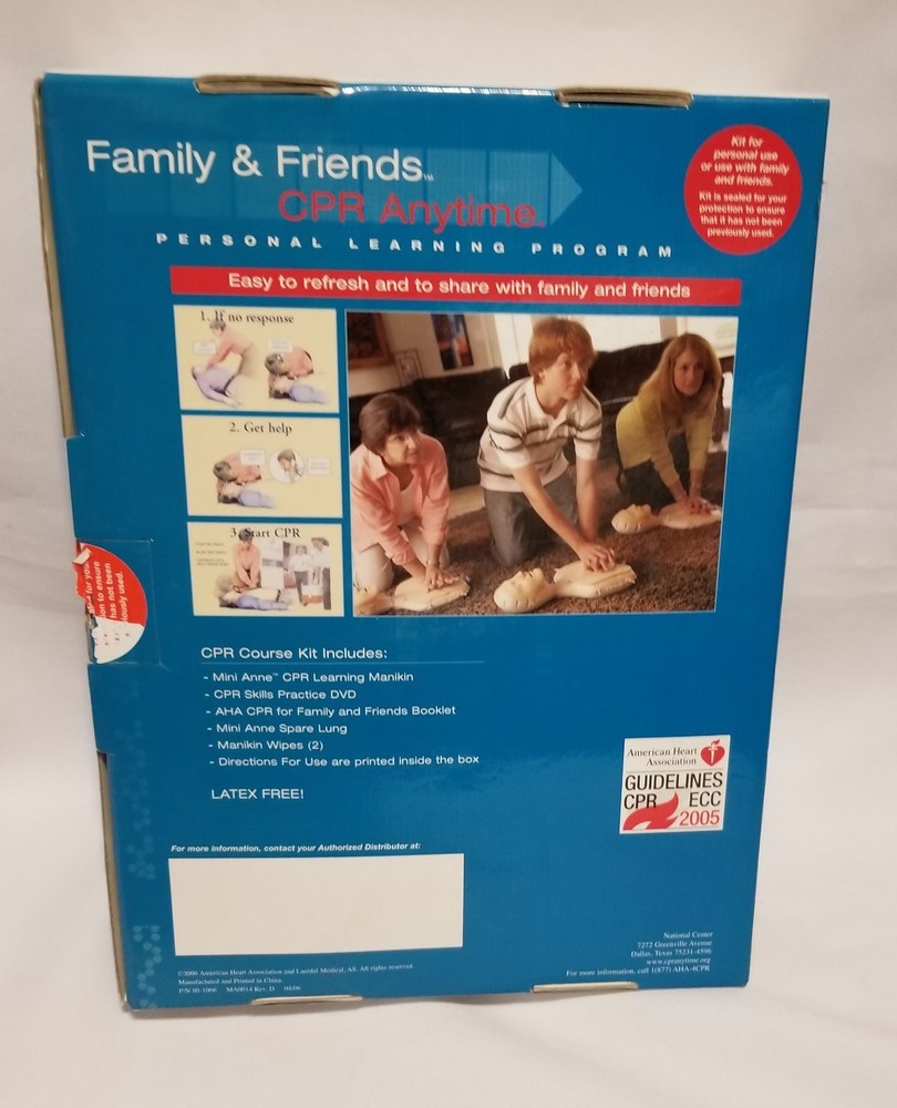 Family & Friends CPR Anytime Personal Learning Program