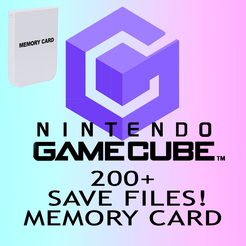 GameCube Save Collection | 200+ Saves | 100% Complete