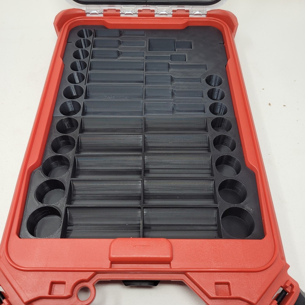 Fits Milwaukee Packout Low Profile Storage Tray INSERT for Sockets