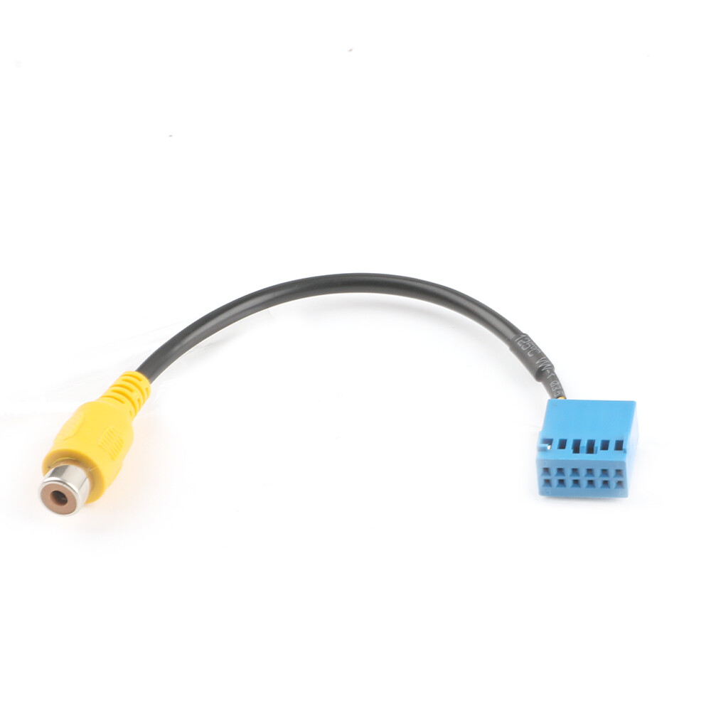For VW RCD330/330 Plus CANBUS Decoder ISO Adapter Wiring Harness + Video Cable