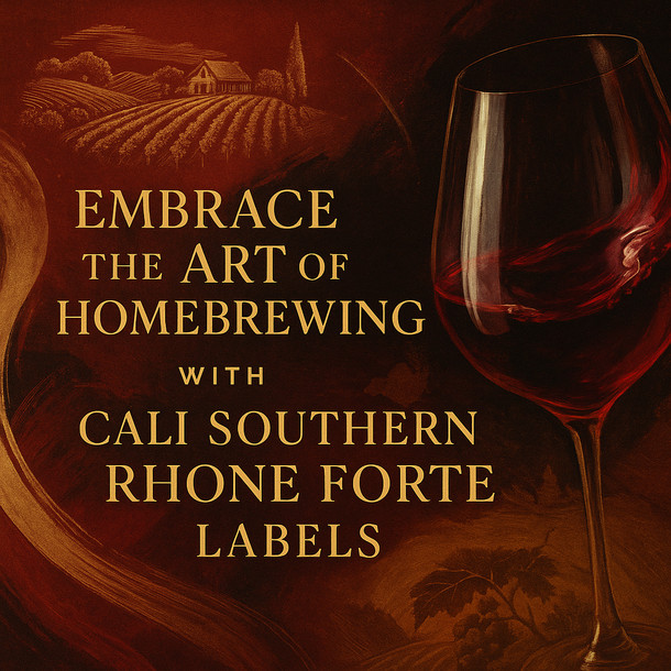 FWK Cali Southern Rhone Forte Labels