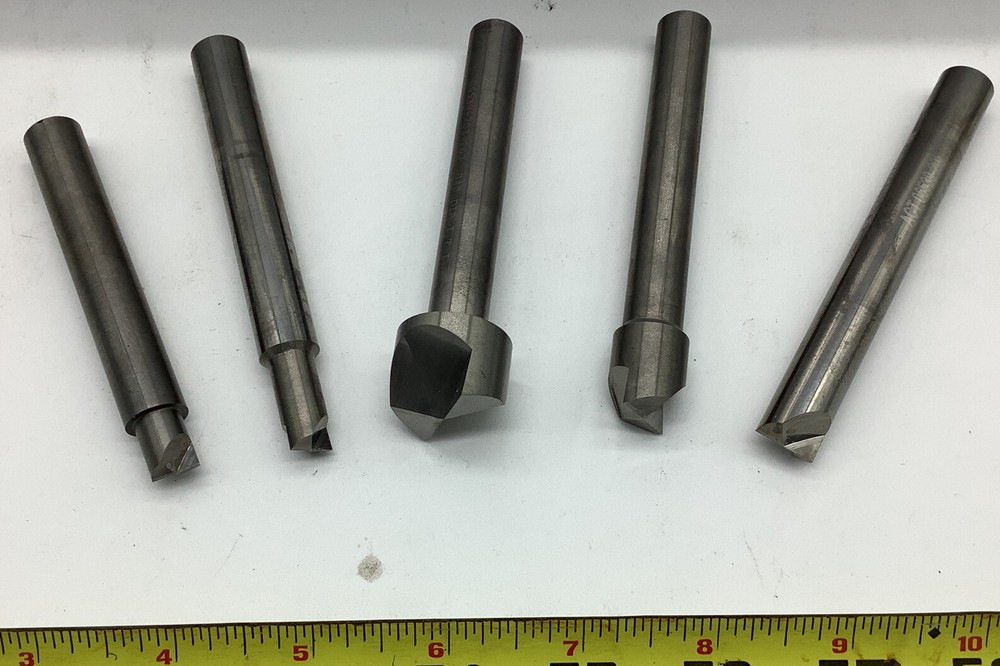Solid Carbide rivet shavers 4 Sizes, 1/2 Shank One Lot (NWVID)
