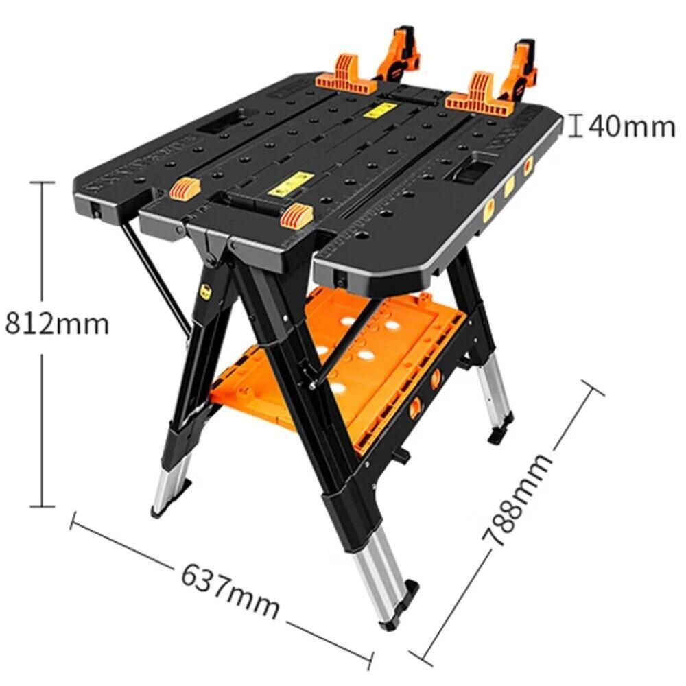 Portable Folding Bench Saw Stand and Multi-Purpose Bench Tool Stand