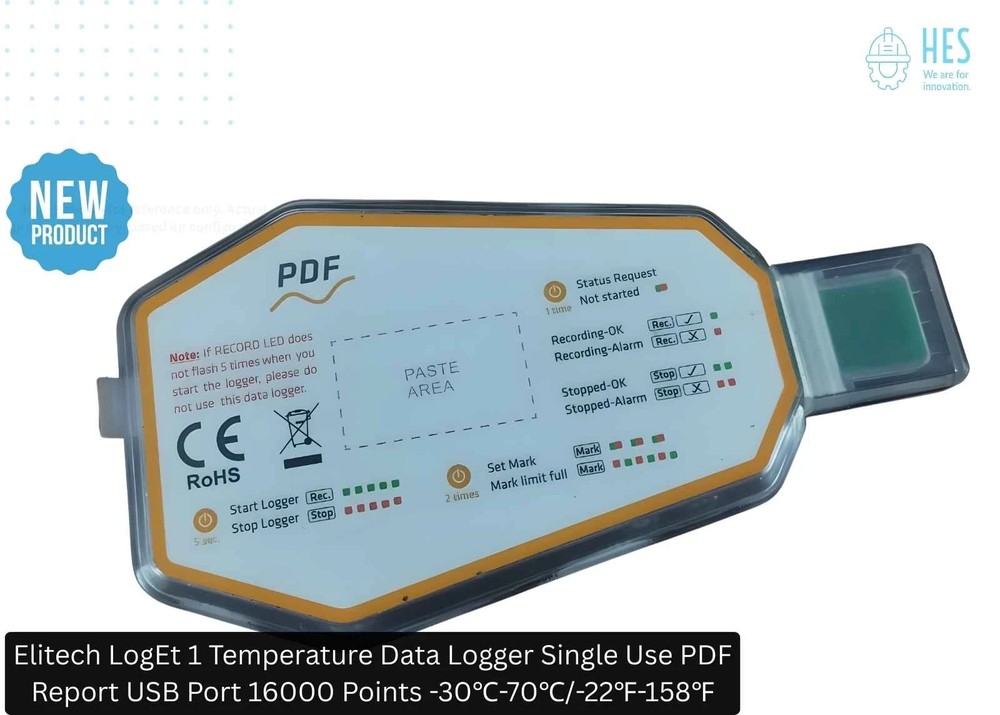 10 PCS New Elitech LogEt 1 Temperature Data Logger