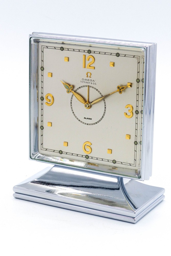Omega Style clock alarm clock Art Déco 40's
