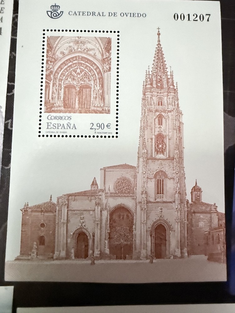 spanish stamps 9 random mini sheets