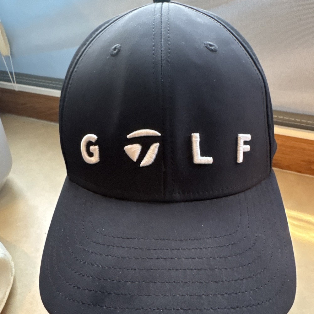 TaylorMade Golf Spell Out Adjustable SnapBack Hat Cap Black