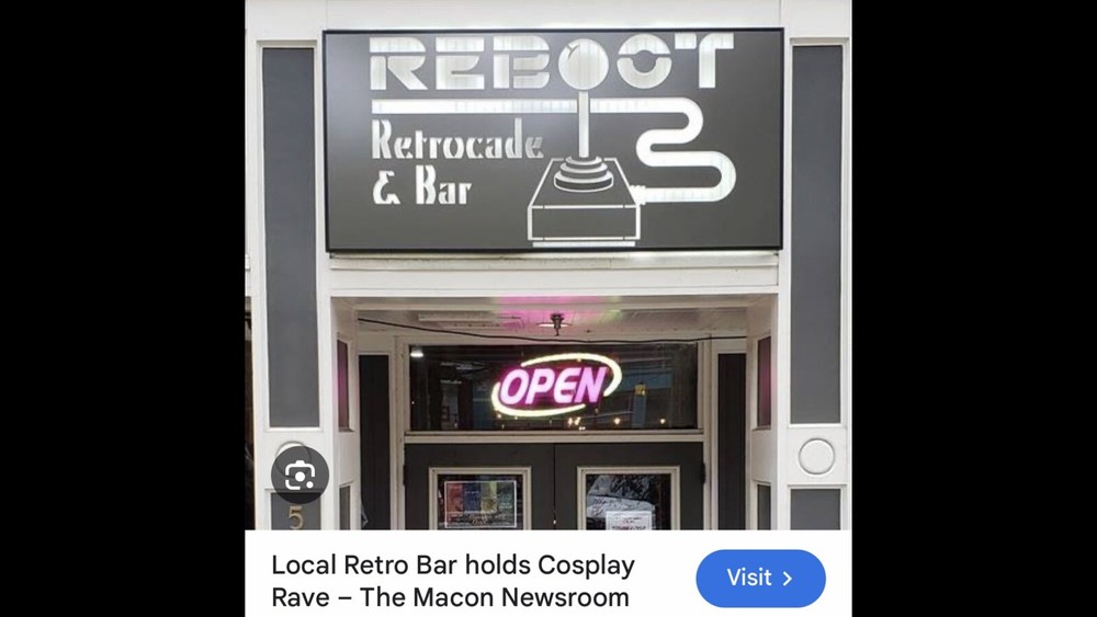 Reboot Retrocade & Bar Macon, GA Arcade Game Token 22mm