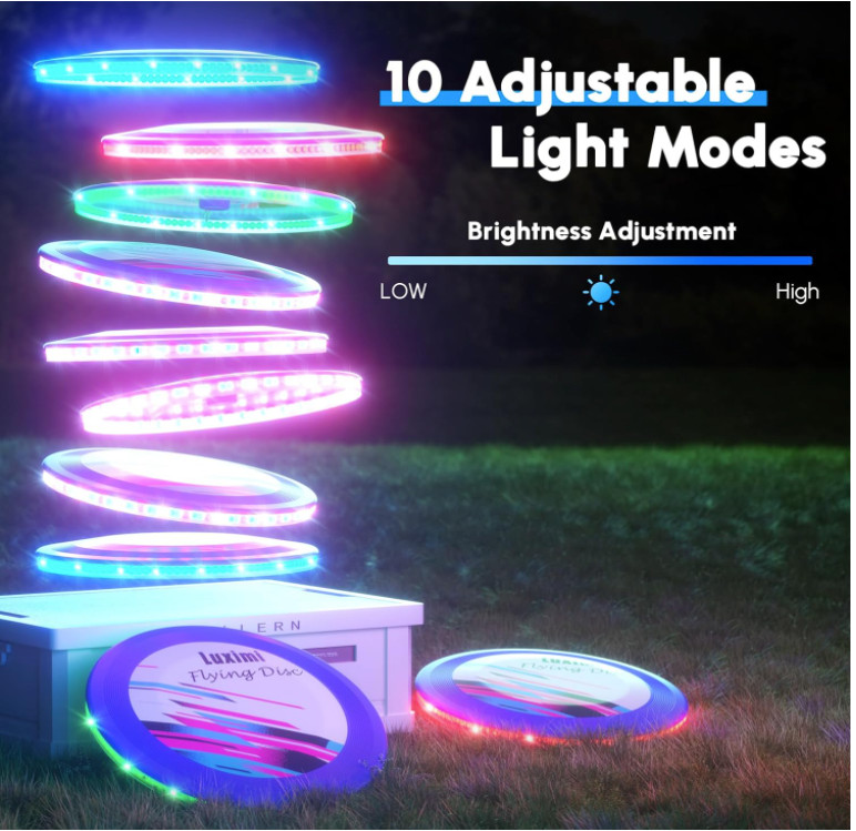 Light Up LED Flying Disc, LED Lights,Waterproof NEW