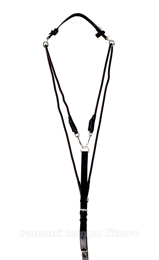 LEATHER GOGUE WITH RINGS