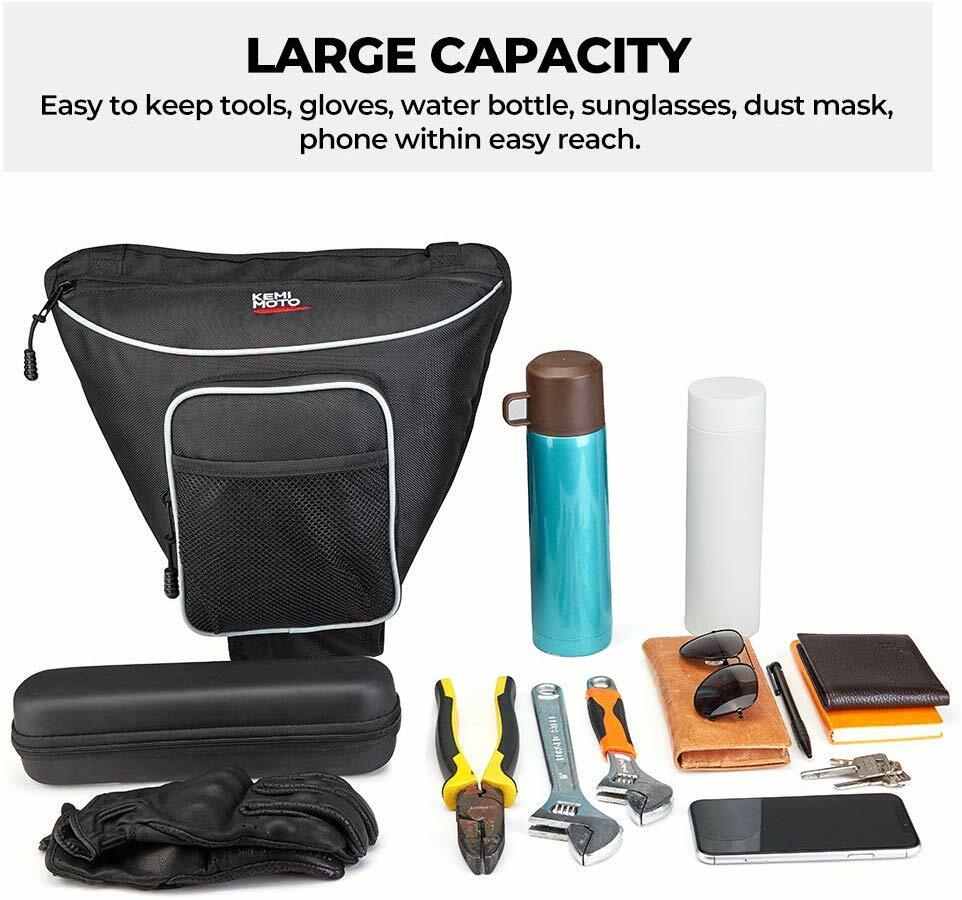 KEMIMOTO UTV Cab Center Storage Bag For POLARIS RZR 900 RZR 570 S 800 XP 1000