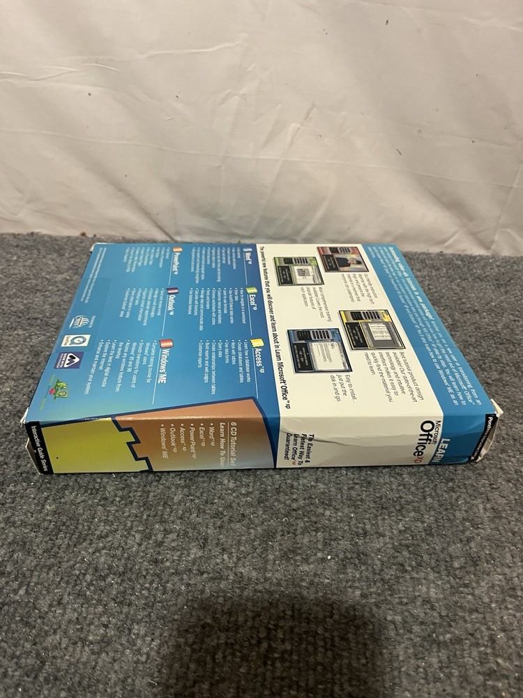 2001 Microsoft Office XP 6 CD Set NIB