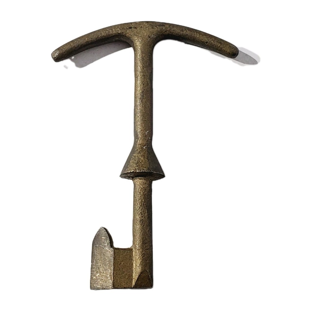 Solid Brass Water Meter Box Lid Key Durable Outdoor Use Specialty Tool