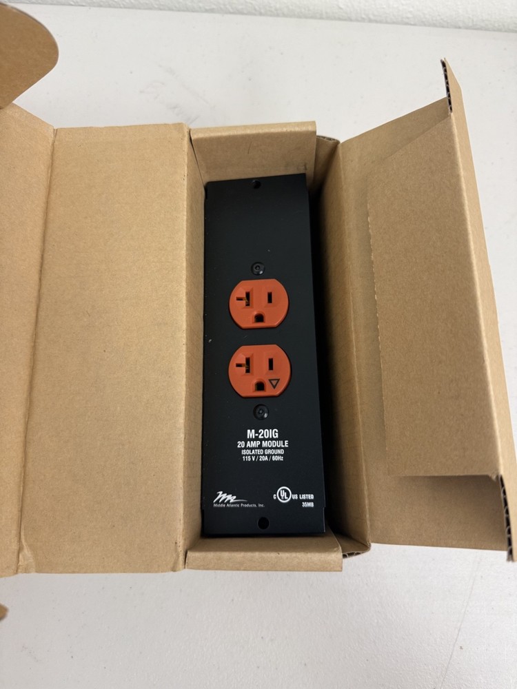 Middle Atlantic M-20IG BASIC MPR MODULE, 20 A, ISO GROUND