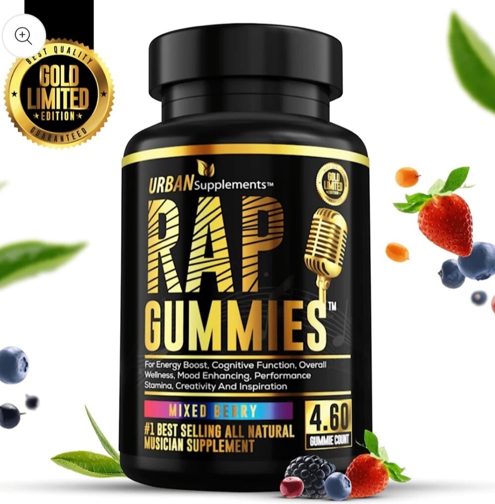 US Rap Gummies - Boost Creativity, Focus & Performance for Musicians - Limited