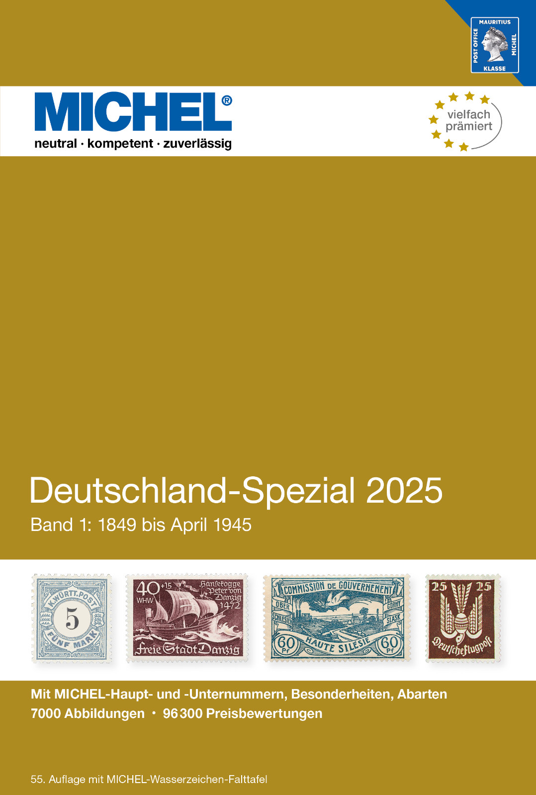 MICHEL Stamp Catalogue Germany Special 2025 - Volume 1 (1849-April 1945NEW