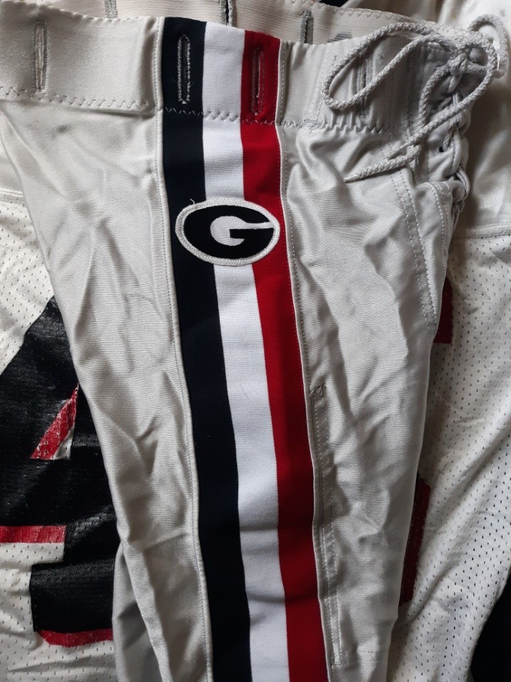** LOT ** (6) Game Worn Football Pants Georgia G Bulldogs Style