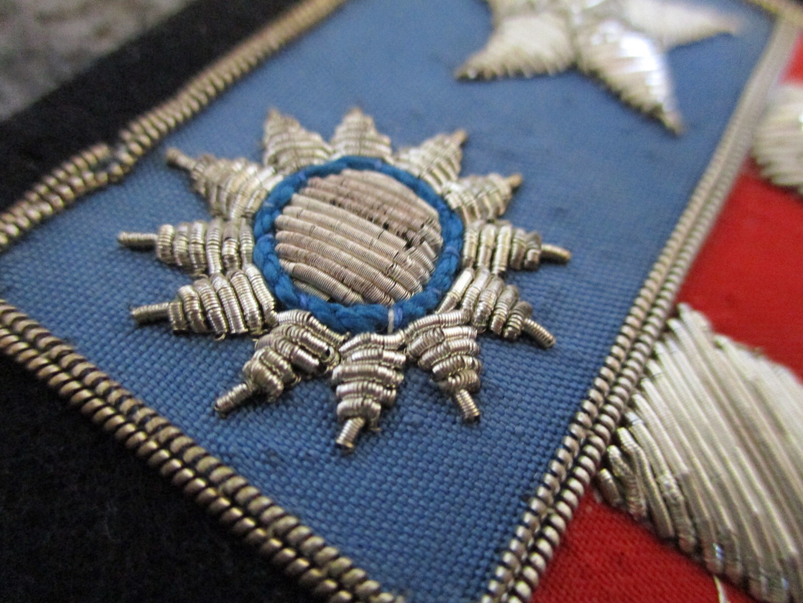 WWII COMMUNICATIONS SPECIALIST CBI THEATER MILITARY AFFILIATE+(MARS) PATCH/SIGN