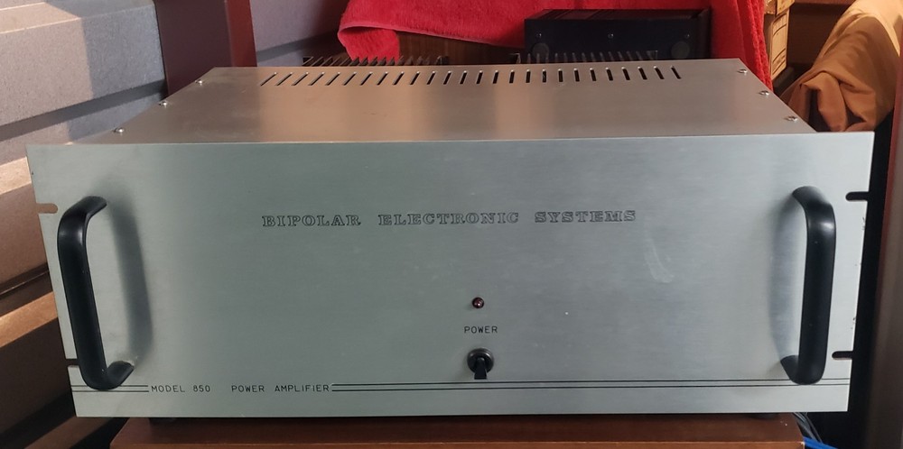 RARE Model 850 Bipolar Electronics Systems Stereo Power Amplifier  Barry Streets