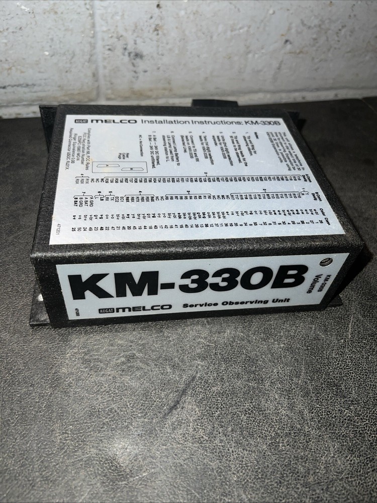 Melco KM-330B 30 Service Observing Unit