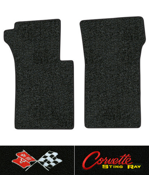 1963-1967 Corvette C2 Floor Mats - 2pc - Loop