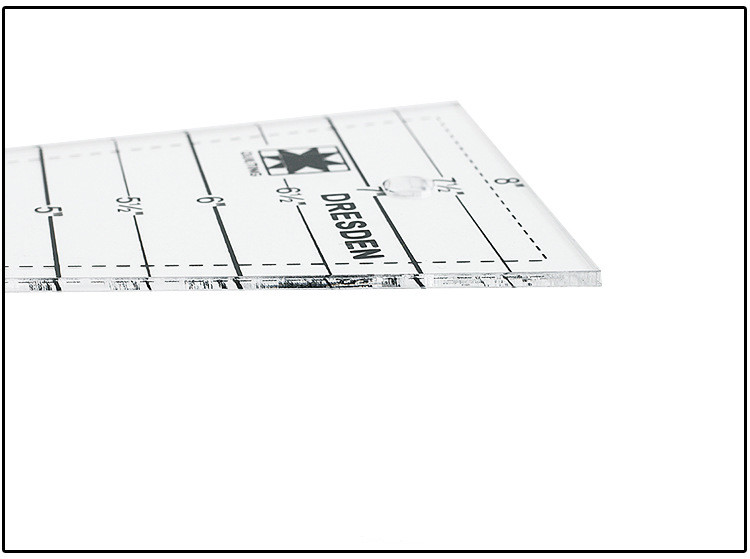 3pcs Multifunctional clothing patchwork ruler Manual stitching ruler/Firm ruler