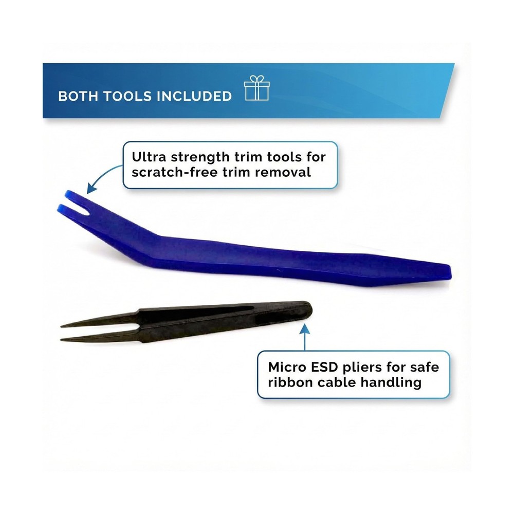 Cadillac CUE Premium Touch Screen Replacement with Tools – Upgraded Ultra-