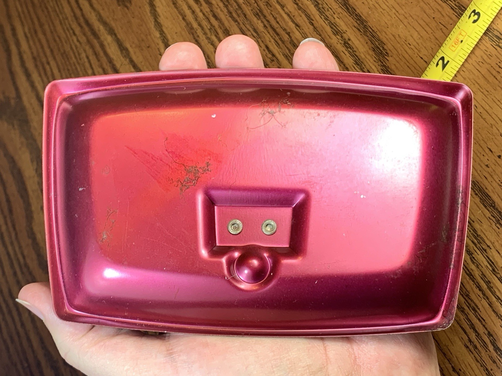 Vintage Art Deco Ashtray Metal Mays General Store Browning Dealer Beattyville,Ky