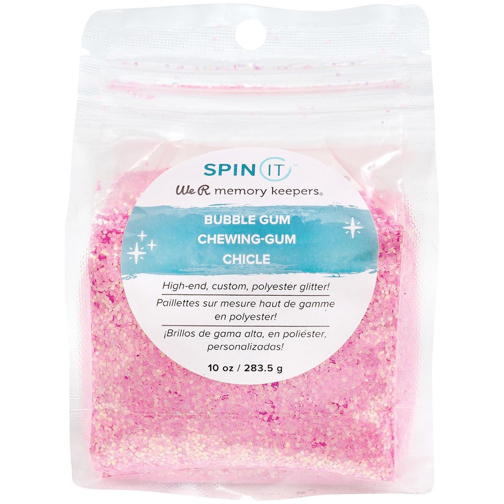 We R Spin It Fine Glitter 10oz-Bubble Gum