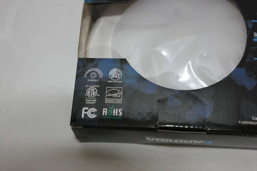 5/6" LED Disk Downlights 15W Recessed Dimmable Ceiling Light p-leddisk5/615w5000