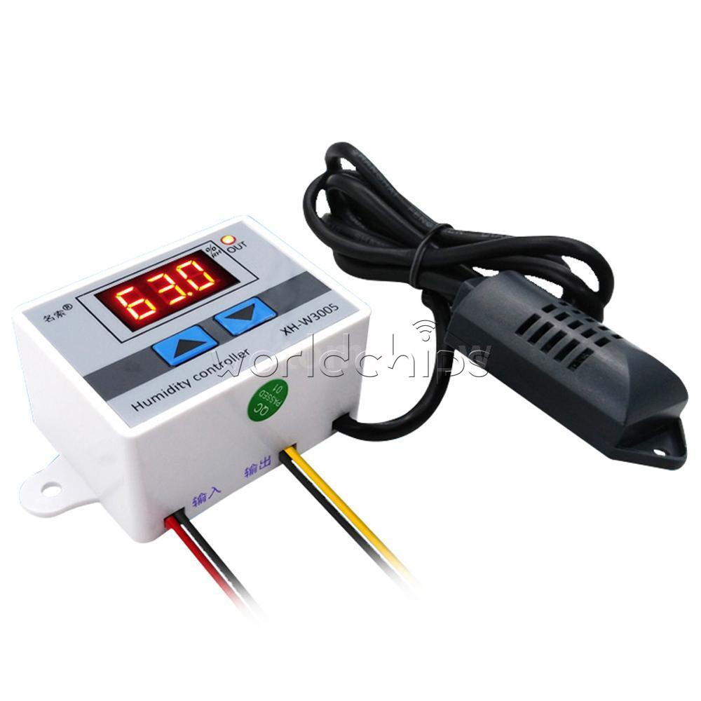 XH-W3005 AC 110V-220V Digital LED Humidity Controller Hygrometer Switch Sensor